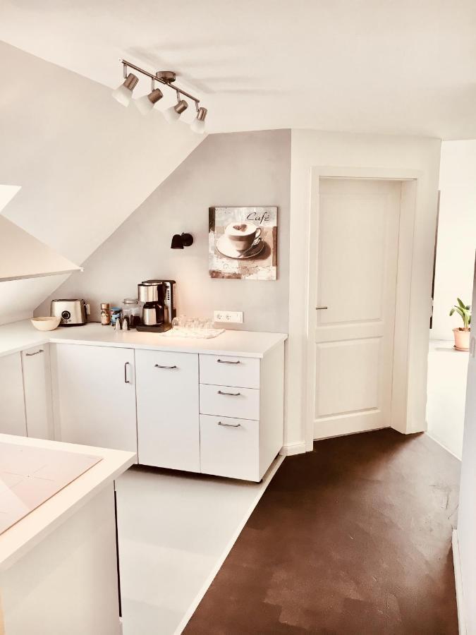 Moorblick! Grosse Dachwohnung Mit Kamin Und Sauna Leck Exterior foto